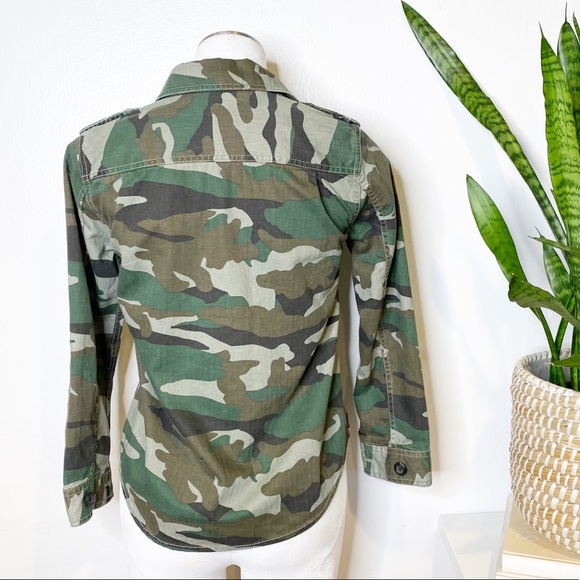 J. Crew | Camouflage Utility Shirt Chore Jacket - Picture 9 of 10